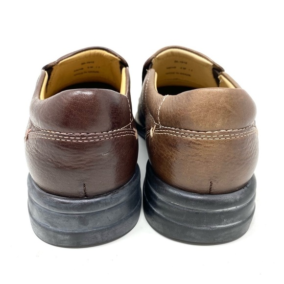 Johnston & Murphy Shuler SGore Dark Brown Leather Slip On - Picture 5 of 8
